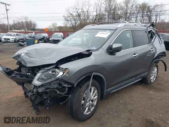 2017 Nissan Rogue SV with VIN KNMAT2MV2HP599368, listed as a IAAI auction lot 42006387 with 88,217 mi miles. Bid and sale history available at carsss.com. Image 6.