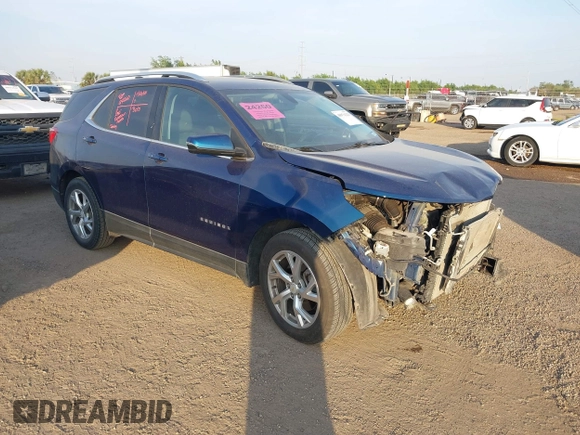 2019 Chevrolet Equinox LT with VIN 2GNAXLEX6K6191061, listed as a IAAI auction lot 40971123 with 70,254 mi miles and . Bid and sale history available at DreamBid. Image 1.