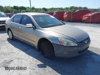 2003 Honda Accord LX z VIN 1HGCM66343A103346, wystawiony jako IAAI lot #41939613 z przebiegiem 231 328 mil mil oraz . Historia ofert i sprzedaży dostępna na DreamBid. Obrazek 1.