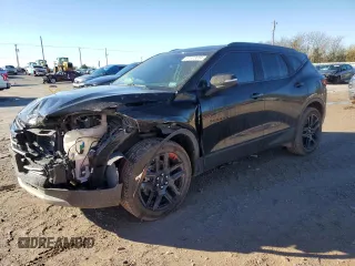 2021 Chevrolet Blazer LT z VIN 3GNKBDRS1MS502231, wystawiony jako Copart lot #81523894 z przebiegiem 71 412 mil mil oraz Szkoda całkowita • Salvage title. Historia ofert i sprzedaży dostępna na DreamBid. Obrazek 1.
