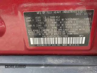 2013 Subaru Outback Limited z VIN 4S4BRCKC3D3212866, wystawiony jako IAAI lot #42474578 z przebiegiem 219 050 mil mil oraz . Historia ofert i sprzedaży dostępna na DreamBid. Obrazek 9.