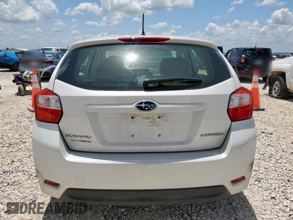2012 Subaru Impreza Premium with VIN JF1GPAC68CG231570, listed as a Copart auction lot 62942705 with 115,833 mi miles and Salvage title. Bid and sale history available at DreamBid. Image 6.