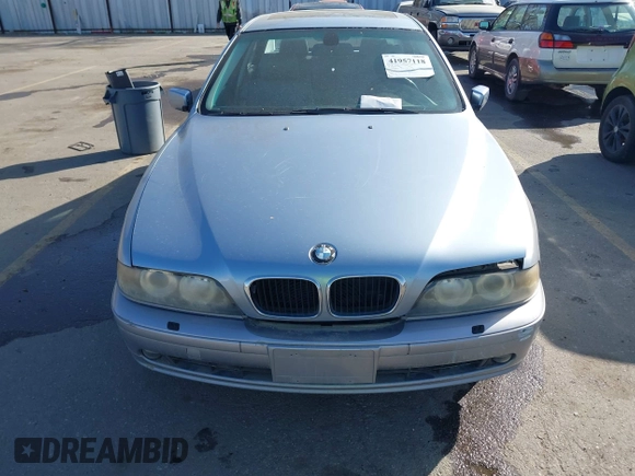2003 BMW 5 Series 530i with VIN WBADT53483CE94499, listed as a IAAI auction lot 41957118 with 1 mi miles. Bid and sale history available at carsss.com. Image 6.