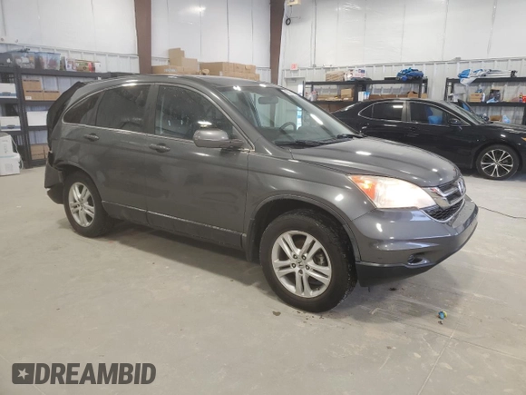 2011 Honda CR-V EX-L with VIN 5J6RE3H74BL036734, listed as a Copart auction lot 45903165 with 87,510 mi miles and Salvage Title. Bid and sale history available at carsss.com. Image 4.