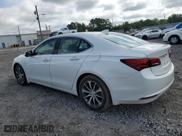 2017 Acura TLX with VIN 19UUB1F35HA005446, listed as a Copart auction lot 60146105 with 67,352 mi miles and Salvage title. Bid and sale history available at DreamBid. Image 2.