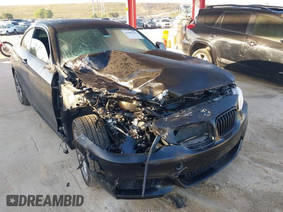 2016 BMW 2 Series M235i with VIN WBA1J7C55GV360926, listed as a IAAI auction lot 41482584 with 60,172 mi miles. Bid and sale history available at carsss.com. Image 6.