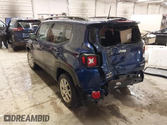2020 Jeep Renegade Latitude with VIN ZACNJBBB6LPL35711, listed as a IAAI auction lot 41567345 with 48,614 mi miles. Bid and sale history available at carsss.com. Image 3.