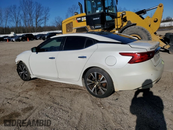 2017 Nissan Maxima S with VIN 1N4AA6AP3HC455327, listed as a Copart auction lot 81895214 with 97,632 mi miles and Non repairable. Bid and sale history available at DreamBid. Image 2.