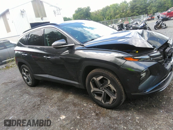 2022 Hyundai Tucson Limited with VIN 5NMJECAE6NH026949, listed as a IAAI auction lot 40034494 with 17,582 mi miles. Bid and sale history available at carsss.com. Image 13.