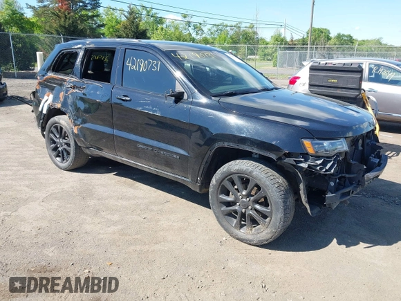 2018 Jeep Grand Cherokee Altitude with VIN 1C4RJFAG6JC147832, listed as a IAAI auction lot 42190737 with 104,280 mi miles and . Bid and sale history available at DreamBid. Image 1.