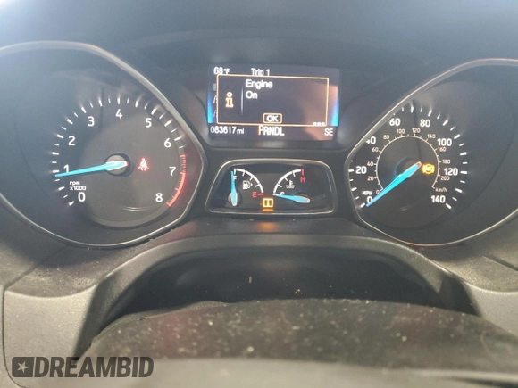 2017 Ford Focus SE with VIN 1FADP3F21HL205754, listed as a Copart auction lot 67166984 with 83,617 mi miles and Salvage title. Bid and sale history available at DreamBid. Image 9.