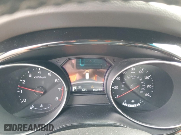 2017 Kia Sedona EX with VIN KNDMC5C16H6253083, listed as a Copart auction lot 52282985 with 80,259 mi miles and Salvage Title. Bid and sale history available at DreamBid. Image 9.