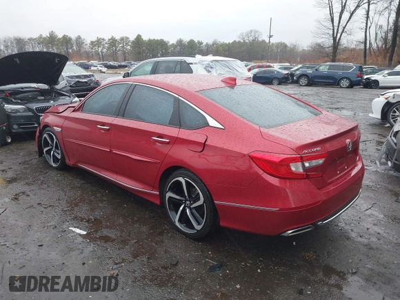 2019 Honda Accord Touring with VIN 1HGCV2F99KA025915, listed as a IAAI auction lot 41797268 with 15,968 mi miles and . Bid and sale history available at DreamBid. Image 3.
