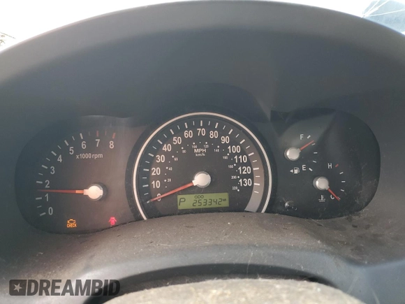 2010 Kia Sedona EX with VIN KNDMH4C34A6325353, listed as a Copart auction lot 78301434 with 253,342 mi miles and Salvage Title. Bid and sale history available at carsss.com. Image 9.