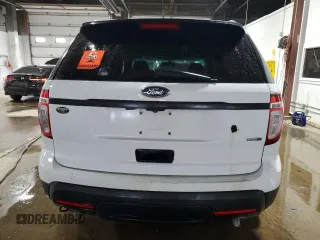 2013 Ford Utility Police Interceptor with VIN 1FM5K8AR1DGC15827, listed as a Copart auction lot 78405194 with 0 mi miles and Salvage Title. Bid and sale history available at carsss.com. Image 6.