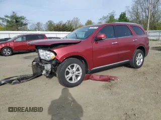 2013 Dodge Durango Crew z VIN 1C4RDJDG5DC686517, wystawiony jako Copart lot #54696275 z przebiegiem Nie podano mil oraz Szkoda całkowita • Salvage title. Historia ofert i sprzedaży dostępna na DreamBid. Obrazek 1.