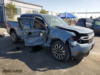 2024 Ford Maverick LARIAT with VIN 3FTTW8M38RRA42623, listed as a Copart auction lot 50053625 with 16,760 mi miles and Salvage Title. Bid and sale history available at carsss.com. Image 4.