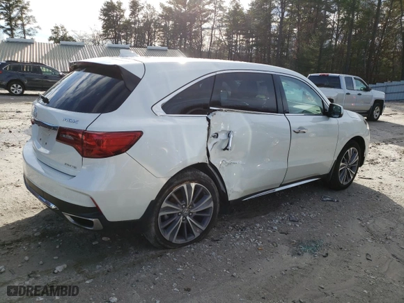 2017 Acura MDX w/Technology Pkg with VIN 5FRYD4H51HB040663, listed as a Copart auction lot 85361914 with 70,764 mi miles and Salvage Title. Bid and sale history available at carsss.com. Image 3.