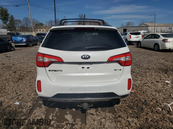2015 Kia Sorento SX with VIN 5XYKWDA76FG635706, listed as a Copart auction lot 49275195 with 122,942 mi miles and Clean Title. Bid and sale history available at carsss.com. Image 6.