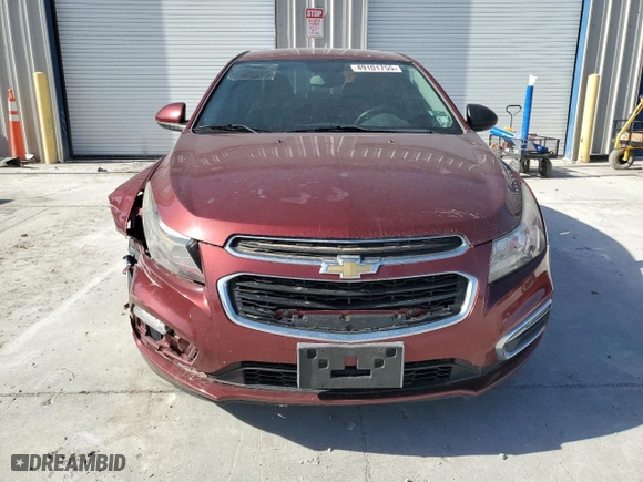 2015 Chevrolet Cruze LT with VIN 1G1PE5SB2F7184698, listed as a Copart auction lot 49101755 with 143,420 mi miles and Salvage Title. Bid and sale history available at carsss.com. Image 5.