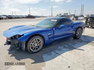 2002 Chevrolet Corvette Z06 z VIN 1G1YY12S925103478, wystawiony jako Copart lot #52198395 z przebiegiem 65 027 mil mil oraz Szkody całkowita. Historia ofert i sprzedaży dostępna na DreamBid. Obrazek 1.