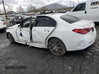 2023 Mercedes-Benz C 43 AMG with VIN W1KAF8HB3PR105182, listed as a Copart auction lot 44215215 with Not Provided miles and Clean Title. Bid and sale history available at DreamBid. Image 2.