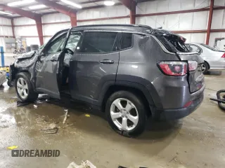 2020 Jeep Compass Latitude with VIN 3C4NJDBB9LT104454, listed as a Copart auction lot 45028405 with 60,115 mi miles and Salvage title. Bid and sale history available at DreamBid. Image 2.