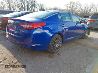 2013 Kia Optima SX with VIN 5XXGR4A67DG211425, listed as a IAAI auction lot 41901260 with 169,777 mi miles. Bid and sale history available at carsss.com. Image 4.