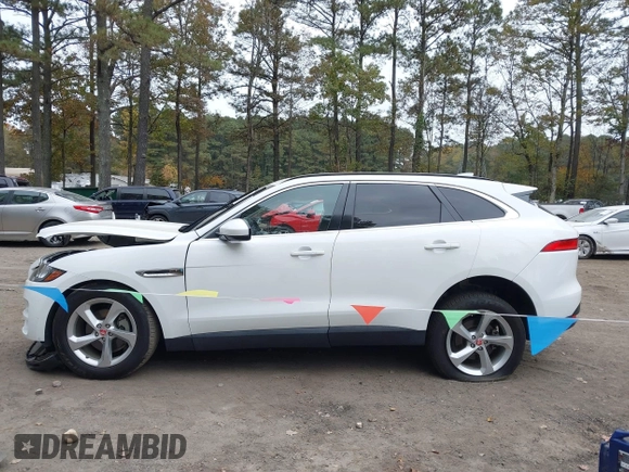 2019 Jaguar F-Pace 25t Premium with VIN SADCJ2FX3KA368653, listed as a IAAI auction lot 40724701 with 23,554 mi miles and . Bid and sale history available at DreamBid. Image 14.
