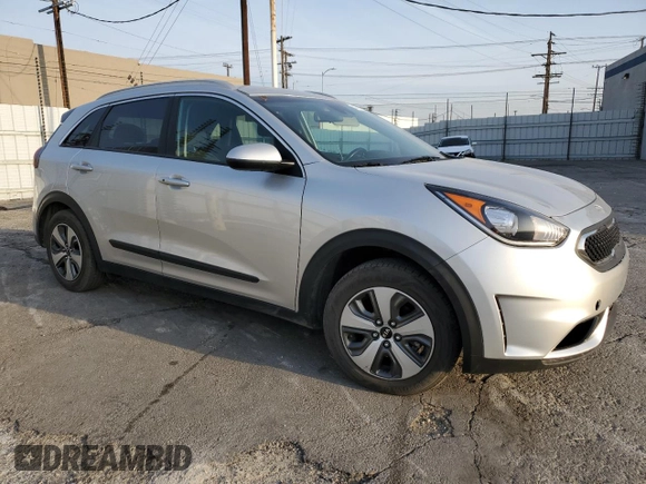 2018 Kia Niro LX with VIN KNDCB3LC8J5207495, listed as a Copart auction lot 43771735 with 81,304 mi miles and Salvage Title. Bid and sale history available at carsss.com. Image 4.