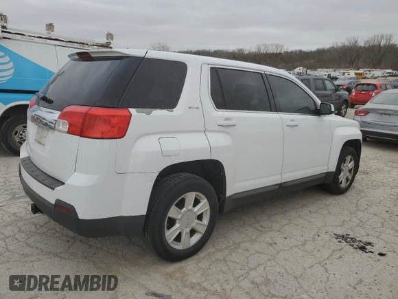 2012 GMC Terrain SLE-1 with VIN 2GKALMEK5C6313834, listed as a Copart auction lot 49534365 with 163,548 mi miles and Clean Title. Bid and sale history available at carsss.com. Image 3.