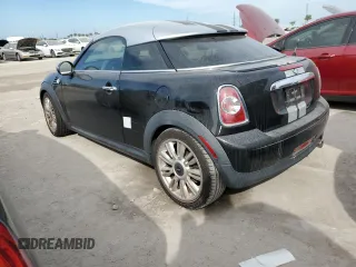 2012 MINI Cooper Coupe with VIN WMWSX1C53CT163646, listed as a Copart auction lot 74627484 with 0 mi miles and Salvage Title. Bid and sale history available at carsss.com. Image 2.