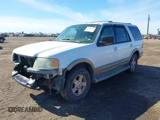 2003 Ford Expedition Eddie Bauer with VIN 1FMFU17L43LC47511, listed as a IAAI auction lot 41389633 with 236,105 mi miles. Bid and sale history available at carsss.com. Image 2.