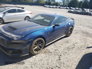 2024 Ford Mustang Dark Horse with VIN 1FA6P8R02R5502375, listed as a Copart auction lot 75478814 with 0 mi miles and Salvage Title. Bid and sale history available at carsss.com. Image 1.