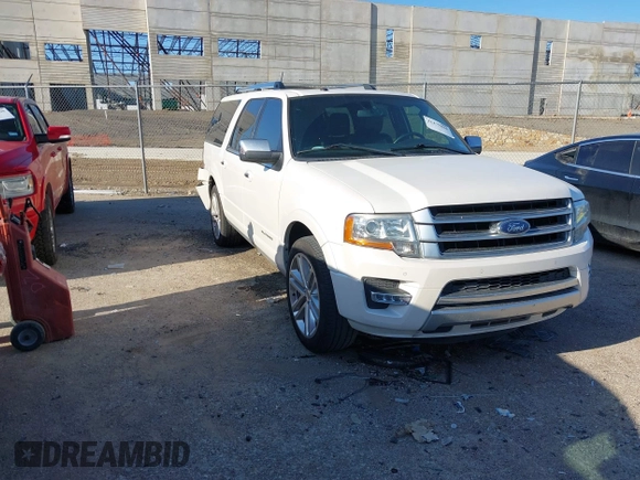 2016 Ford Expedition Max Platinum with VIN 1FMJK1LTXGEF31256, listed as a IAAI auction lot 42475858 with 134,167 mi miles and . Bid and sale history available at DreamBid. Image 1.