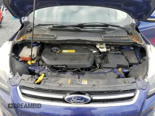 2014 Ford Escape Titanium with VIN 1FMCU9JX2EUB16376, listed as a Copart auction lot 56176425 with 115,265 mi miles and Clean Title. Bid and sale history available at DreamBid. Image 12.
