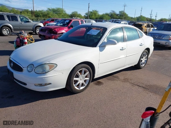2005 Buick LaCrosse CXS with VIN 2G4WE537351318932, listed as a IAAI auction lot 41614057 with 62,958 mi miles. Bid and sale history available at carsss.com. Image 2.