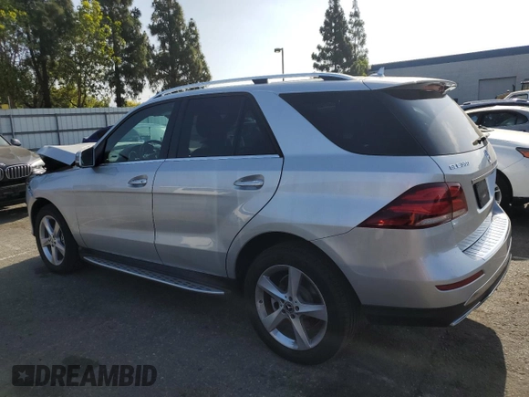 2017 Mercedes-Benz GLE 350 with VIN 4JGDA5JB8HA972927, listed as a Copart auction lot 61442225 with 46,473 mi miles and Salvage title. Bid and sale history available at DreamBid. Image 2.