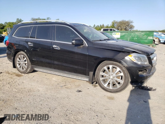 2014 Mercedes-Benz GL-Class GL 450 with VIN 4JGDF7CEXEA355528, listed as a Copart auction lot 52500485 with 156,067 mi miles and Salvage Title. Bid and sale history available at carsss.com. Image 4.