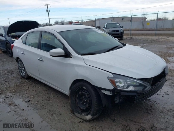 2017 Nissan Sentra S with VIN 3N1AB7APXHY322362, listed as a IAAI auction lot 41881682 with 97,481 mi miles. Bid and sale history available at carsss.com. Image 1.