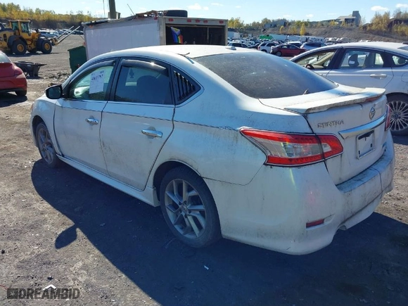 2013 Nissan Sentra SR with VIN 3N1AB7AP7DL659367, listed as a IAAI auction lot 40633797 with 83,041 mi miles. Bid and sale history available at carsss.com. Image 3.