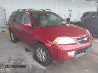 2002 Acura MDX Touring Pkg with VIN 2HNYD18612H545168, listed as a IAAI auction lot 41899989 with 250,118 mi miles. Bid and sale history available at carsss.com. Image 1.