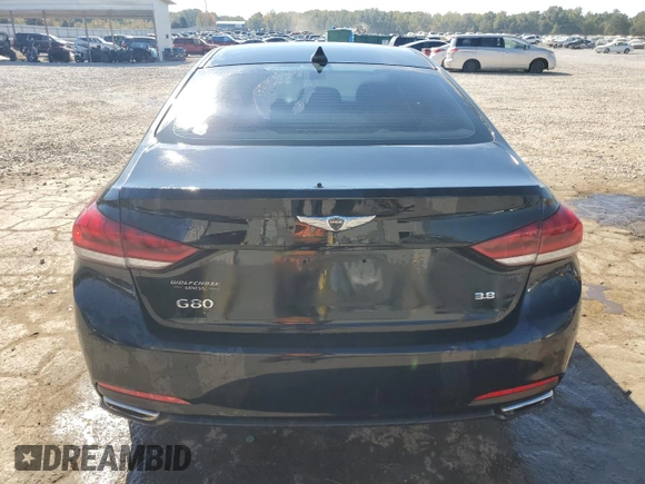 2017 Genesis G80 3.8L with VIN KMHGN4JE1HU177500, listed as a Copart auction lot 77677274 with 114,561 mi miles and Salvage Title. Bid and sale history available at carsss.com. Image 6.