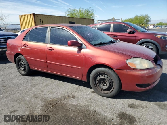 2008 Toyota Corolla CE with VIN 1NXBR32E88Z045437, listed as a Copart auction lot 54093465 with 202,487 mi miles and Clean Title. Bid and sale history available at DreamBid. Image 4.