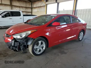 2013 Hyundai Elantra GS z VIN KMHDH6AE0DU020203, wystawiony jako Copart lot #54361485 z przebiegiem 76 050 mil mil oraz Szkoda całkowita • Salvage title. Historia ofert i sprzedaży dostępna na DreamBid. Obrazek 1.