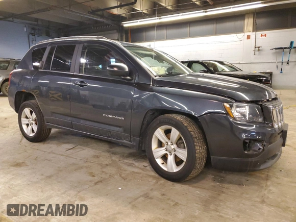 2015 Jeep Compass Sport with VIN 1C4NJDBB6FD177260, listed as a Copart auction lot 87327684 with Not Provided miles and Salvage Title. Bid and sale history available at carsss.com. Image 4.