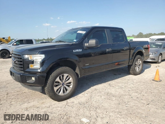 2017 Ford F-150 XL with VIN 1FTEW1EP6HKC43232, listed as a Copart auction lot 50270585 with 162,013 mi miles and Clean Title. Bid and sale history available at carsss.com. Image 1.