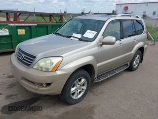 2003 Lexus GX 470 z VIN JTJBT20X930014196, wystawiony jako IAAI lot #42467486 z przebiegiem 282 962 mil mil oraz . Historia ofert i sprzedaży dostępna na DreamBid. Obrazek 2.