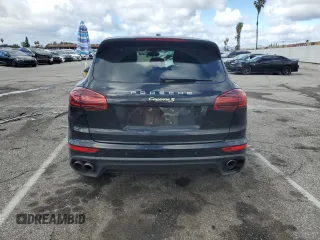 2017 Porsche Cayenne S E-Hybrid with VIN WP1AE2A26HLA74128, listed as a Copart auction lot 46486355 with 57,482 mi miles and Salvage title. Bid and sale history available at DreamBid. Image 6.