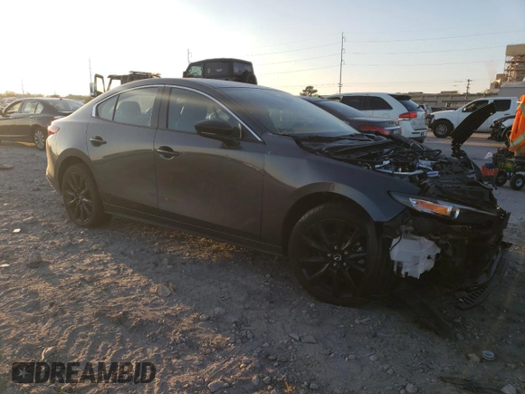 2025 Mazda 3 S Select Sport with VIN 3MZBPABM9SM450219, listed as a Copart auction lot 85689574 with Not Provided miles and Salvage Title. Bid and sale history available at DreamBid. Image 4.